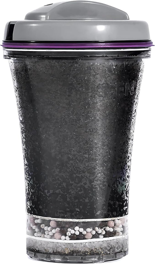 Nikken - PiMag Waterfall Filter Cartridge - Advanced Ionic Filtration, Copper Particles, Chlorine & Lead Reduction, pH Balance, Fresh Drinking Water