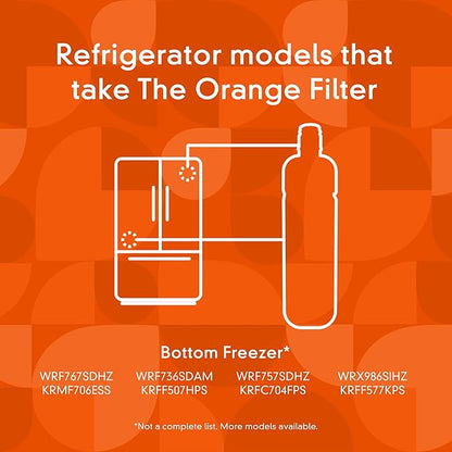 everydrop by Whirlpool Ice and Water Refrigerator Filter 2, EDR2RXD1, Single-Pack
