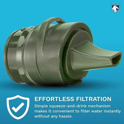 Survivor Filter - Mouthpiece Carbon Replacement Filter | USA Tested - for Survivor Filter Portable Water Filter Straw L600