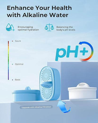 AQUA CREST PF-AL Alkaline Water Filter Replacement for Waterdrop® Pitcher Filtration System, Fits Waterdrop® PF-AL, Reduces PFOA/PFOS, Chlorine, Last Up to 100 Gallons, 1 Pack