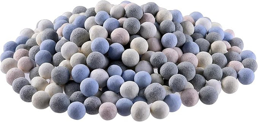 JIHAQUA Aquarium Ceramic Filter Media Bio Filter Rings, Bio Ceramic Ball for Freshwater,Marine Fish Tank,Canister Filter,Koi Pond (Color, 12 Lbs)