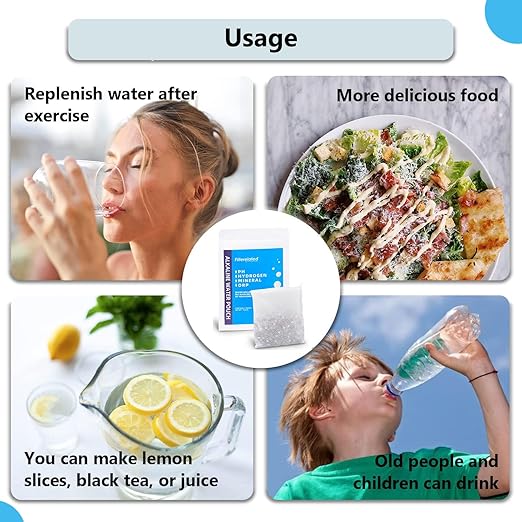 Filterelated Alkaline Water Filter Pouch 100g, Raise pH to 9+, BPA-Free SGS Tested, Portable Water Filter for Home, Camping, Travel, Office, Long-Lasting 420 Liltre / 111 Gallons (1-Pack)
