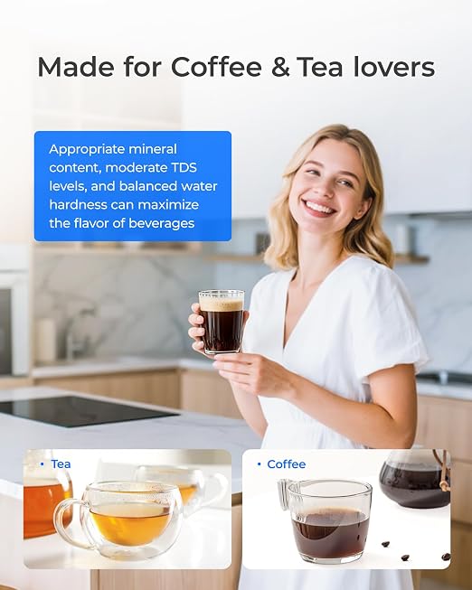 Waterdrop PT-07B Water Filter Pitcher with 3 Filters, 10-Cup, NSF Certified | 600-Gallon Long-Life, Improved Coffee & Tea Taste, Reduces PFOA/PFOS, Chlorine, 5X Longer Filter Life, Blue