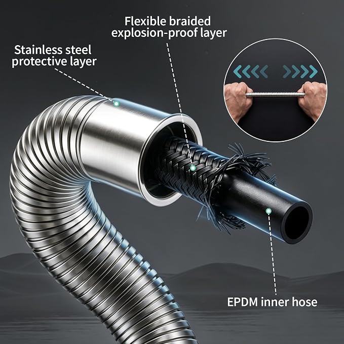 SR SUN RISE NSF Certified Filtered Shower Head with Handheld for Hard Water to Remove Chlorine High Pressure 9-Spray Setting (with Power Wash) Anti-Clog Nozzles (4 Filters, Brushed Nickel)