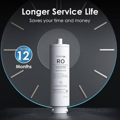 Waterdrop A1-RO Filter, Replacement for Waterdrop A1 Reverse Osmosis Hot Cold water Dispenser, 12-month Lifetime