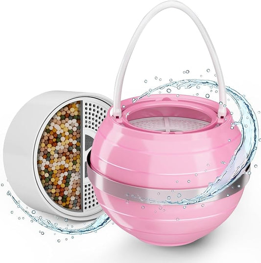 NIROKET Bath Filter for Tub, 8 Stages Bathtub Water Filter Removes Hundreds of Contaminants for Softer, Smoother Skin 2500 Gallons of Filtration, BPA Free