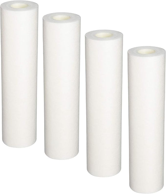 CFS - 5 Micron Sediment Replacement Filter - Compatible With 560088-9.5" x 2.5" Whole House Replacement Filter - 4 Pack