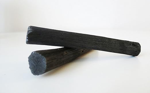 Portable Binchotan Charcoal - Water Purifying Sticks for Great-Tasting Water from Kishu, Japan - Each Stick Filters Personal-Sized Water Bottle - 2 Sticks