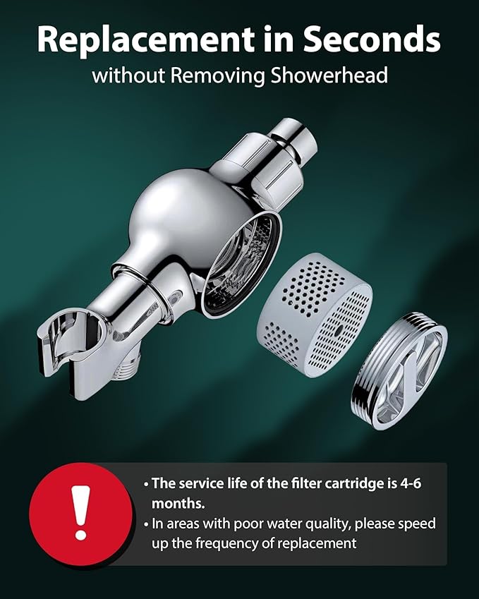 INAVAMZ Replacement Shower Filter 2 Packs