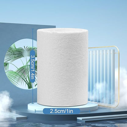 8 Pcs Faucet Filter Purifier Replacement for Kitchen Sink/Bathroom Sink PP Cotton for Faucet Extender Strong Filter Improve Water Conditions Removes Chlorine Fluoride Heavy Metal
