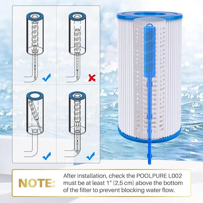 POOLPURE 6CH-352 Spa Filter and Hot Tub Mineral Stick Bundle