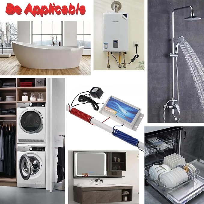 Electronic Water Descaler for Whole House, Reduces Limescale | Hard Water Conditioner System, Alternative No Salt Water Softener System