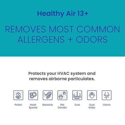 AprilAire 413CBN Replacement Filter for AprilAire Whole House Air Purifiers - MERV 13 with Carbon, Healthy Home Allergy + Odor Reduction, 16x25x4 Air Filter (Pack of 2)