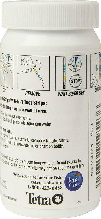Tetra 1000 Count EasyStrips 6-in-1 Test Strips (Pack of 10)
