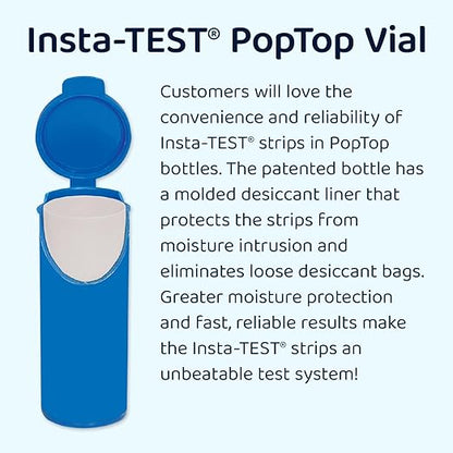 LaMotte Insta-Test 3000 Peracetic Acid Single Factor Test Strip, 0-160ppm Range (Pack of 50)