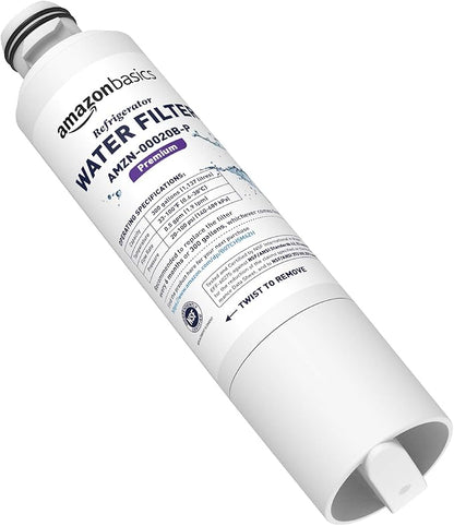 Amazon Basics Replacement Samsung DA29-00020B Refrigerator Water Filter Cartridge, NSF Certified, Reduces Contaminants, 3-Pack