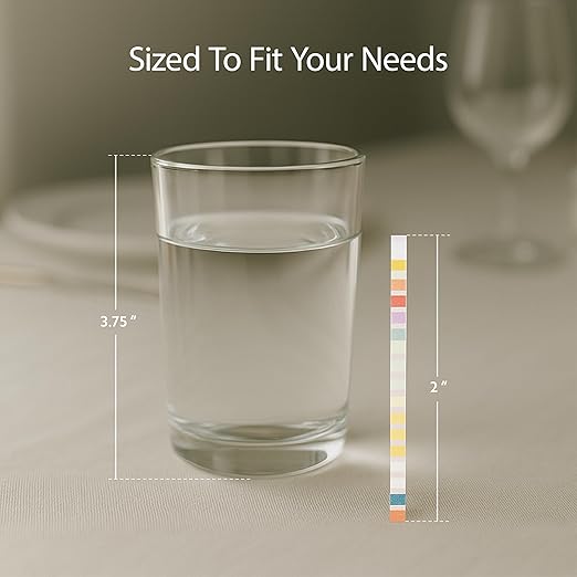 Restaurantware Instant Multiple-Use Water Test Kit 100 Count 17-in-1 Water Test Kit, 2 Bacteria Tests, For Tap & Well Water, Chlorine Testing Strips, Tests For Lead, Bacteria, Hardness, Fluoride