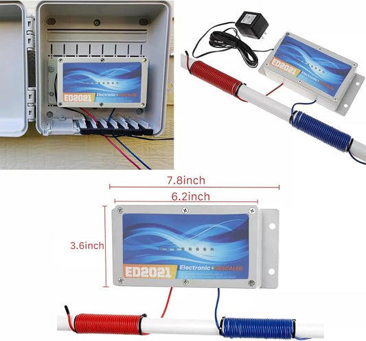 Electronic Water Descaler for Whole House, Reduces Limescale | Hard Water Conditioner System, Alternative No Salt Water Softener System