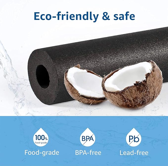 Waterdrop RC EZ 1 Water Filter, Replacement for DuPont® Carbon 3000QT Filter, Culligan® RC-EZ-1, DuPont® WFQTC30001, WFQTC70001, Brita® USF-201, USF-202, 3K Gallons, 2 Pack