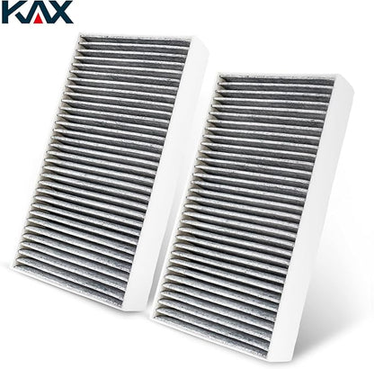 KAX Cabin Air Filter with Activated Carbon, CF10828 Replacement for Mercedes-Benz GL450, R63 AMG, R500, R350, R320, ML63 AMG, ML550, ML500, ML450, ML350, ML320, Passenger Compartment Air Filter