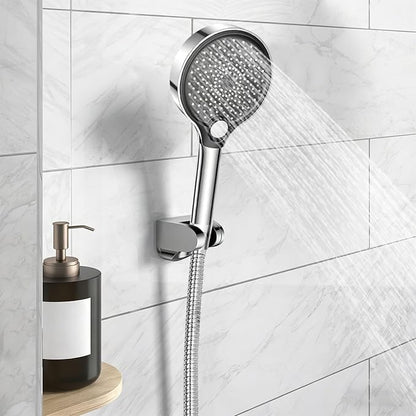 Filtered Shower Head with Handheld, 3 Modes Shower Head for home (Silver) | Filtered Shower Head with Handheld, 3 Mode Water Softener High Pressure Shower Head with Filter for Bathroom Hotel Apartment