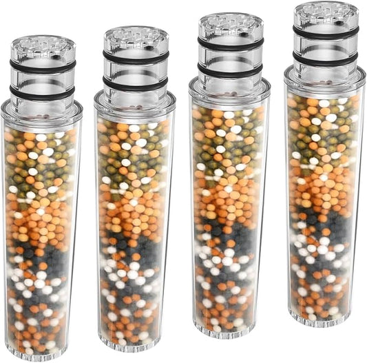 Water Filter Compatible with SR SUN RISE Handheld Shower Head | 4-Pack for Hard Water Remove Chlorine and Harmful Substances by Khotilong.