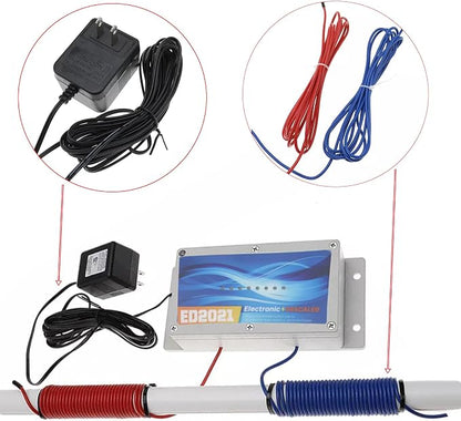 Electronic Water Descaler for Whole House, Reduces Limescale | Hard Water Conditioner System, Alternative No Salt Water Softener System