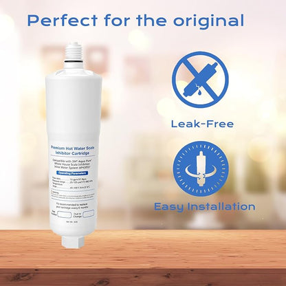 IT'S PURE EXPERT AP431 AP430SS Cartridge, Replacement for Aqua-Pure Whole House Scale Inhibition Inline Water System，Prevent Scale Build Up On Hot Water Heaters, Pipes and Boilers，1 Pack