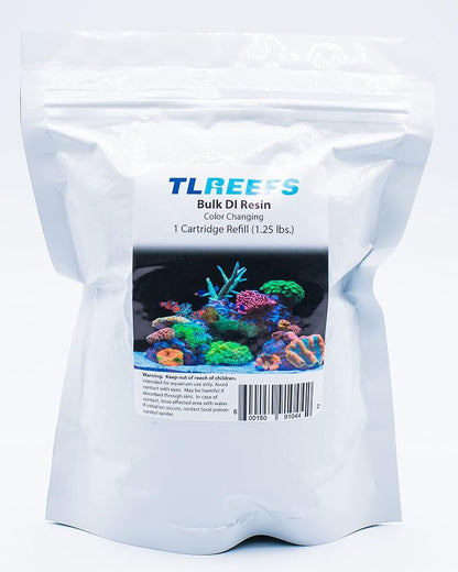 TL Reefs Deionization DI Resin Mixed Bed Color Changing 1.25lb (1 Piece)