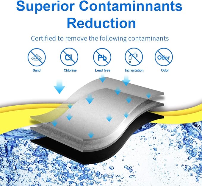 EXCELPURE 4396508 Refrigerator Water Filter Replacement for Whirlpool EDR5RXD1, 4396510, KitchenAid 4392857, EveryDrop FILTER 5, Kenmore 9010, NL240 LC400V WF285 R-9010 WF-NL300 WSW-1, RWF0500A, 3PACK