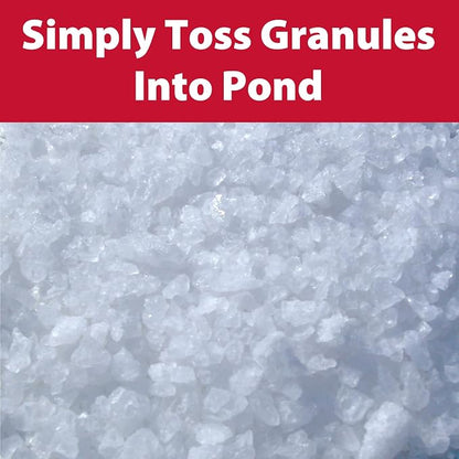 The Pond Guy Pond Salt, Outdoor Water Garden Treatment, Natural Crystal Rock Salt Additive, Koi Stress Control, Slime Coat Health & Electrolytes Treatments, Fish, Bird & Pet Safe, 20 lbs
