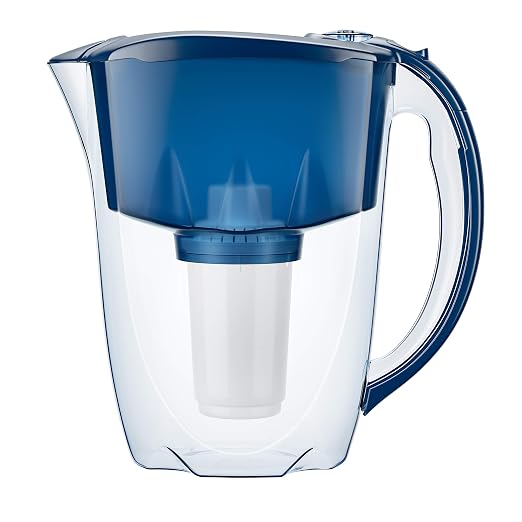 AQUAPHOR Prestige Water Filter Jug with 1x A5 350litre Cartridge, Cobalt Blue, 2.8litres Total Capacity