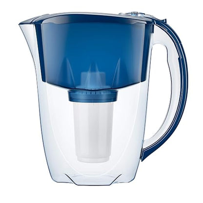 AQUAPHOR Prestige Water Filter Jug with 1x A5 350litre Cartridge, Cobalt Blue, 2.8litres Total Capacity
