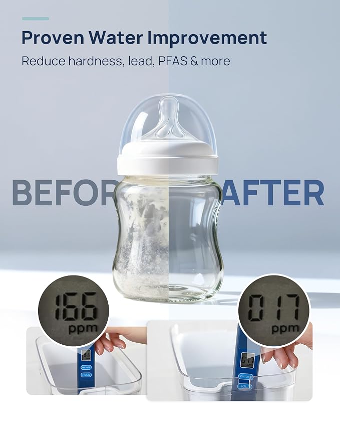 Papablic Official Replacement Water Filter for SafeguardPlus Bottle Washer | 3-Pack, No Distilled Water Needed, Tap Water Filtration