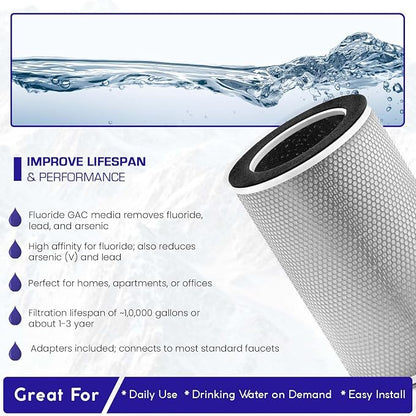 Fluoride Countertop Water Filter System