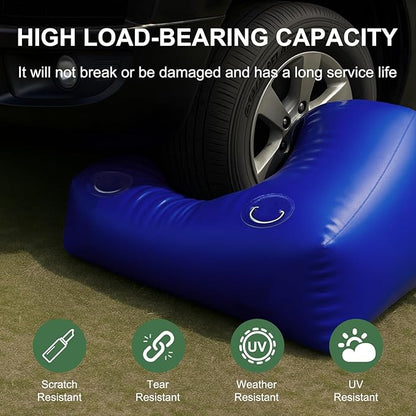 150 Gallon Water Bladder, 1000D PVC Foldable Portable Water Tank, Blue Large Capacity Water Bag Container for Garden, Drought Resistance, Fire Prevention, Emergency Supply