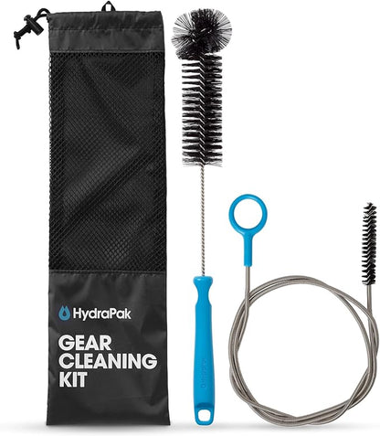 HydraPak Gear Cleaning Kit - Bristle and Wire Tube Brush Set - BPA & PVC Free - Cleans Hydration Reservoirs and Bladders, Water Containers