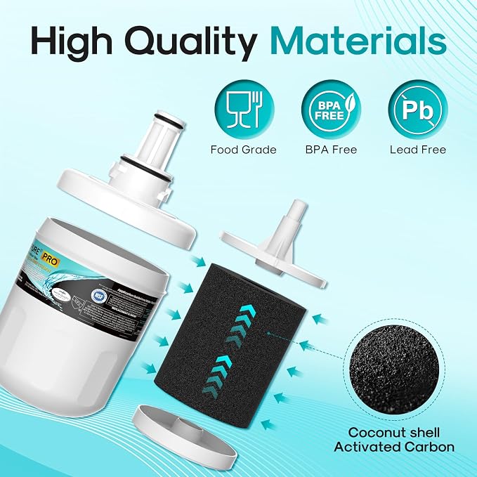 ICEPURE DA29-00003G Remove PFOA&PFOS, NSF/ANSI 401&53&42&NSF/ANSI/CAN 372 Water Filter, Replacement for Samsung DA29-00003A, Aqua-Pure Plus DA29-00003B, HAFCU1, RF267AERS, HDX-FMS-1, 3PACK