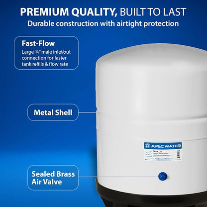 APEC TANK-20 20 Gallon Pre-pressurized Reverse Osmosis Water Storage Tank
