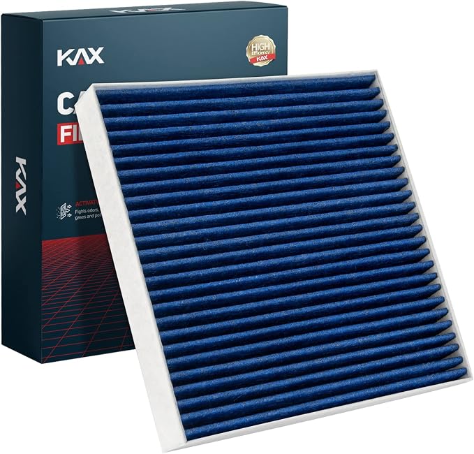 KAX Premium HEPA Cabin Air Filter with Dual Active Carbon, CF11182 Replacement for Honda Civic, CRV, RDX, Fit, Clarity, Insight, CRZ, TLX, HRV, Strong Adsorption Cabin Filter Filter Up Dust Odor