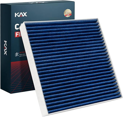 KAX Premium HEPA Cabin Air Filter with Dual Active Carbon, CF11182 Replacement for Honda Civic, CRV, RDX, Fit, Clarity, Insight, CRZ, TLX, HRV, Strong Adsorption Cabin Filter Filter Up Dust Odor