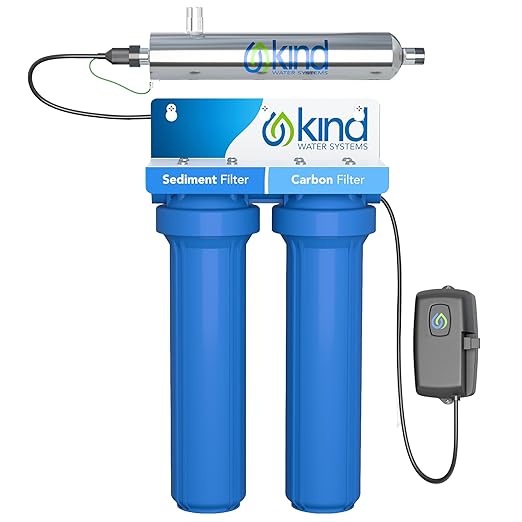 Whole Home Water Filtration System with UV Light - Removes Chlorine, Chloramine, Sediment, Silt, Debris, VOC’s, and More - Get Softer Skin & Hair with Better Tasting Water