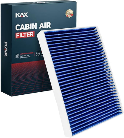 KAX Premium Cabin Air Filter with Dual Active Carbon, CF10435 Replacement for Volvo S60, XC70, XC60, V70, V60 Cross Country, V60, S60 Cross Country, Evoque