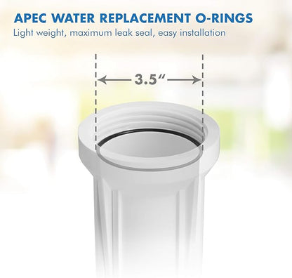 APEC Water Systems Replacement O-Ring for ROES-50 3.5" OD Reverse Osmosis Water Filter Housings with Lubricant (O-Ring-Combo-B)