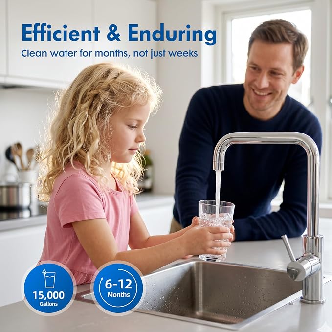 Whole House Water Filter Cartridge 9-Pack Set, Universal 2.5" x 10" Home Water Filter Replacement Cartridge, Effective Reduce Chlorine Odor, Sediment, Taste,Includes- 5PP,2GAC,2CTO, 1.5–2 Year Supply