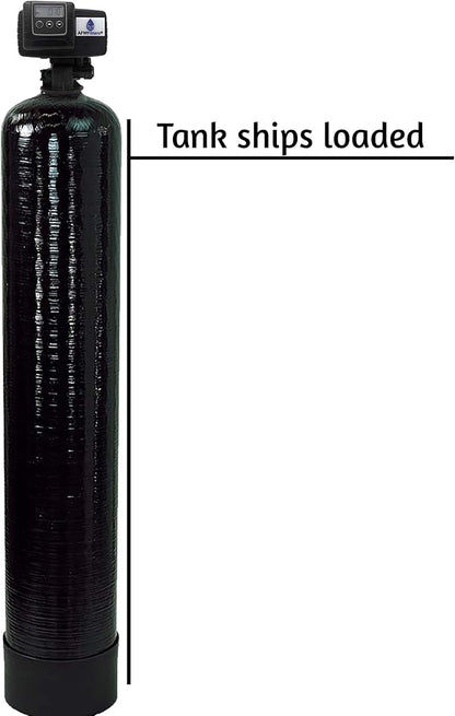 AFWFilters Premium Fleck 5600 SXT Meter Demand Water Softener - 48,000 Grain Capacity with 10% Long Life Crosslink Resin
