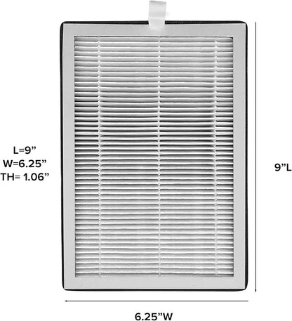 Nuwave Replacement HEPA/Carbon Filter 2-Pack for Nuwave OxyPure Portable Air Purifier for Large Room and Home, Sold by Original Manufacturer for Model 47401, 47402