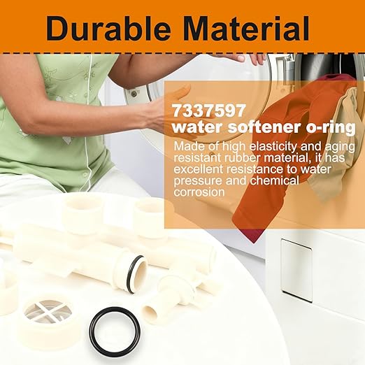 The 7337597 (Also Called 7311127, WS03X10072, and V3105) Water Softener o-Ring，Compatible with Bypass Valve on Kenmore, EcoPure, GE, Northstar, Sears, Clack,North Star.(6 Pack)