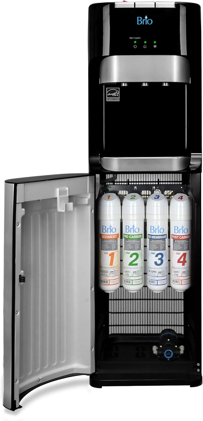 Brio 4 Stage RO Reverse Osmosis Water Cooler Filter Replacement Kit | for Brio Water Dispenser Models: CLPOURO420SCV2 & CLPOUROSC420RO