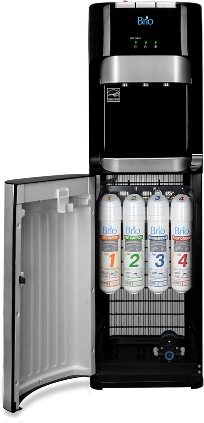 Brio 4 Stage RO Reverse Osmosis Water Cooler Filter Replacement Kit | for Brio Water Dispenser Models: CLPOURO420SCV2 & CLPOUROSC420RO